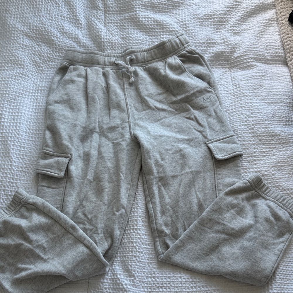 Abercrombie Kids Light Gray Joggers